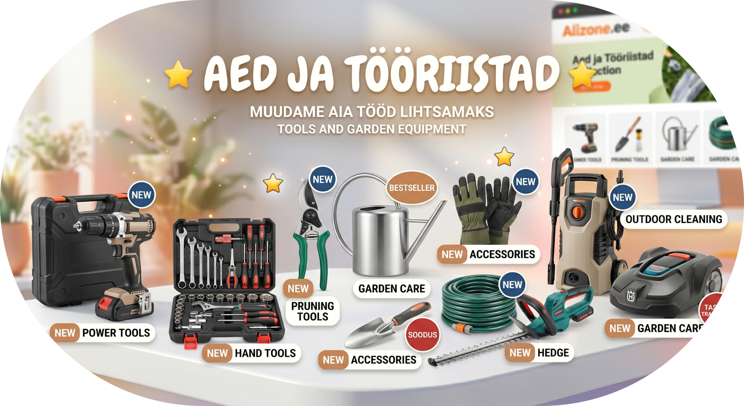 aed ja tööriistad
