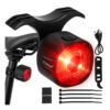 punane jalgratta tagatuli led usb c jalgratta tagatuli,punane rattatuli,LED rattatuli,laetav jalgratta tuli,veekindel rattalamp,jalgratta ohutus,Trizand rattatuli