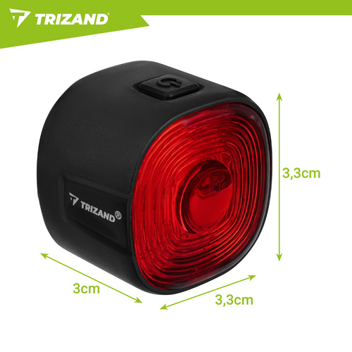 punane jalgratta tagatuli led usb c jalgratta tagatuli,punane rattatuli,LED rattatuli,laetav jalgratta tuli,veekindel rattalamp,jalgratta ohutus,Trizand rattatuli