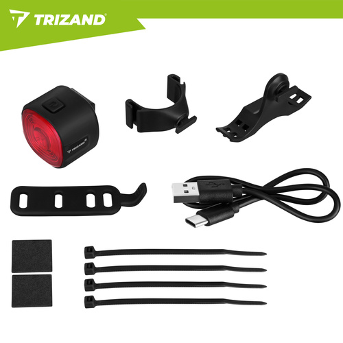 punane jalgratta tagatuli led usb c jalgratta tagatuli,punane rattatuli,LED rattatuli,laetav jalgratta tuli,veekindel rattalamp,jalgratta ohutus,Trizand rattatuli